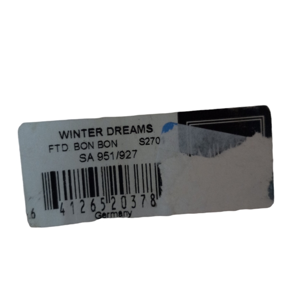 Frosted Glass, Winter Woods Pedestal Dish, Ruffled Edge, Fluted Base, Winter Sce - Picture 6 of 7